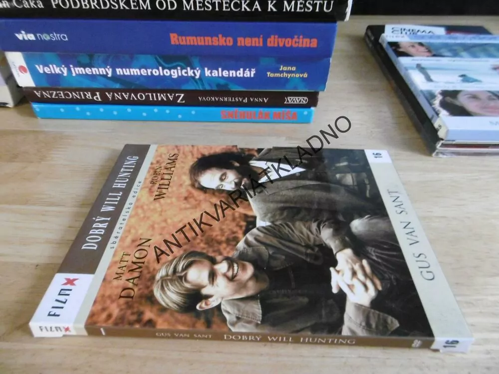 DOBRÝ WILL HUNTING, MATT DAMON, R. WILLIAMS, DVD FILM
