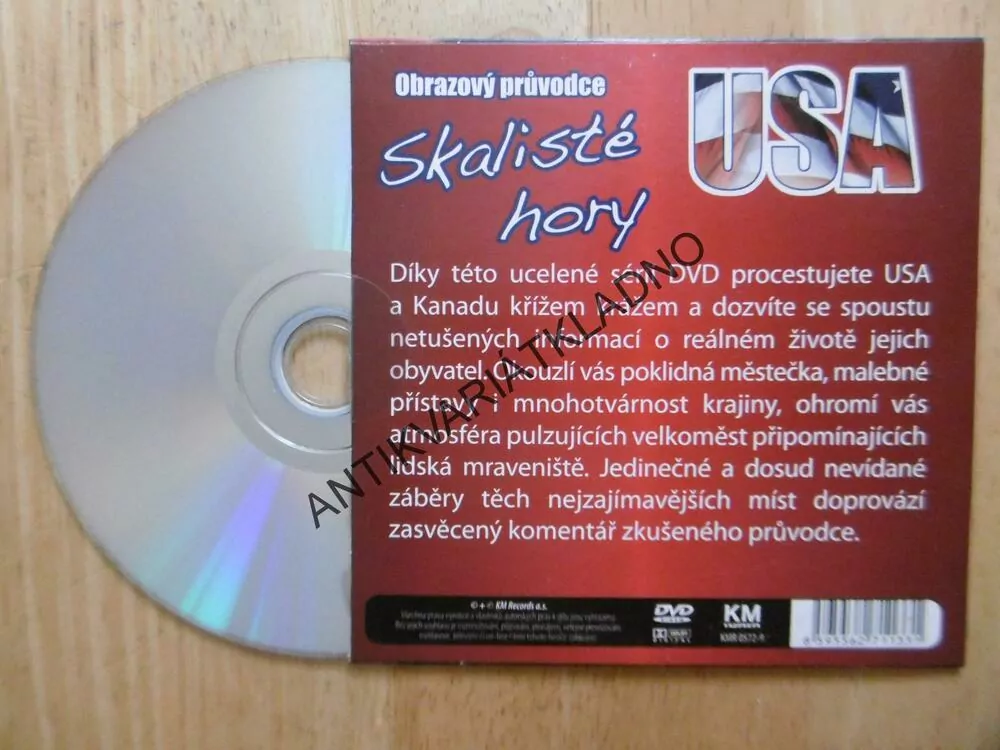 OBRAZOVÝ PRŮVODCE, USA, SKALISTÉ HORY, DVD FILM