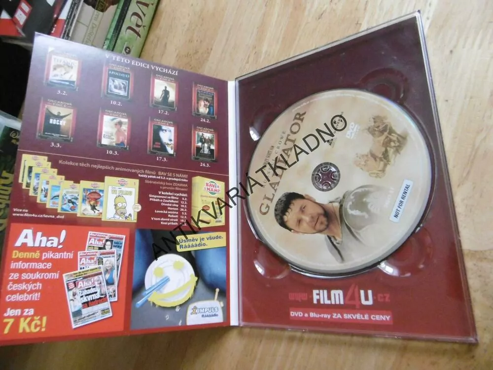 GLADIÁTOR, DVD FILM 
