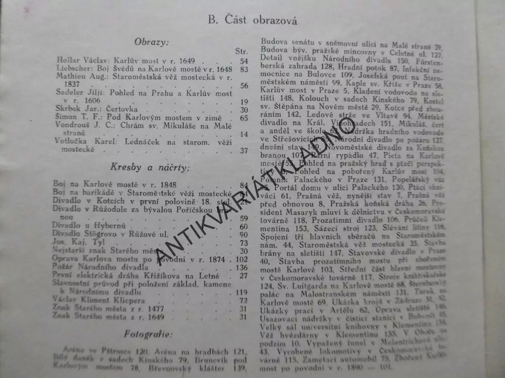 NAŠE PRAHA, VLASTIVĚDNÝ ČASOPIS, 1925-26,ROČ.2., **an