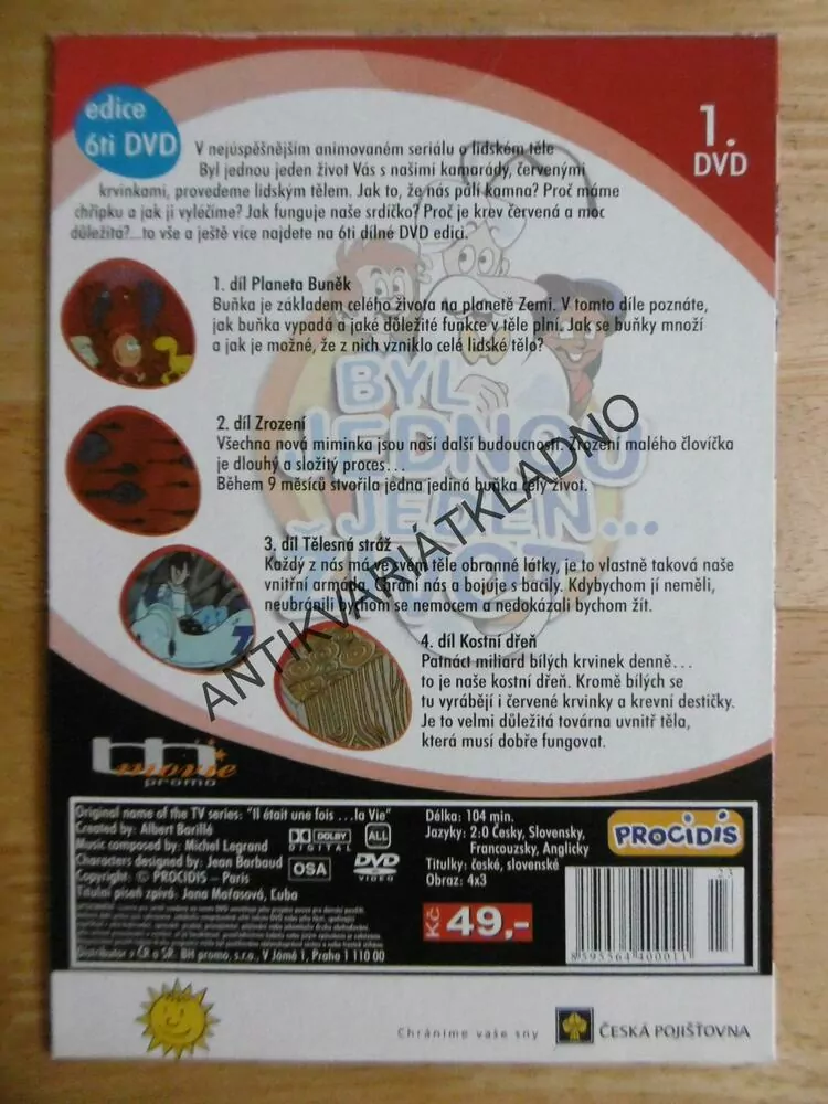 BYL JEDNOU JEDEN ŽIVOT, DVD FILM