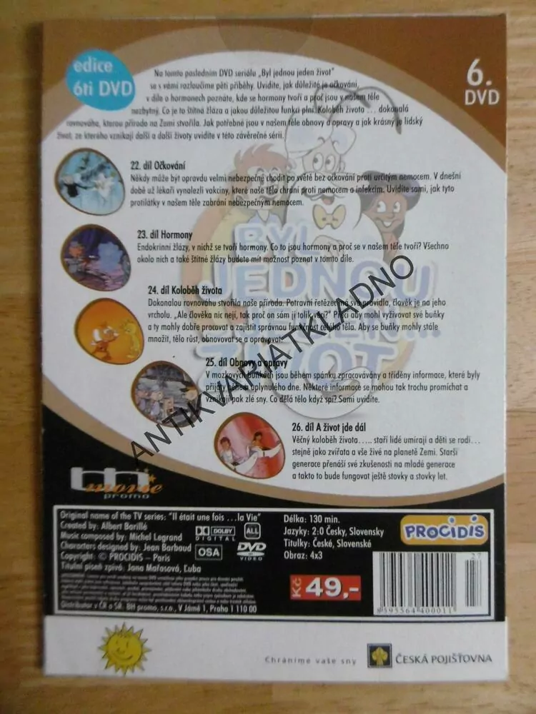 BYL JEDNOU JEDEN ŽIVOT 6, DVD FILM