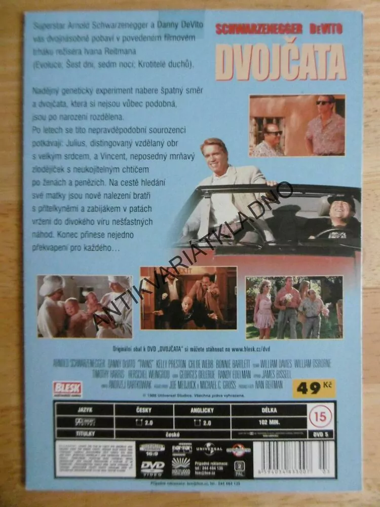 DVOJČATA, DVD FILM