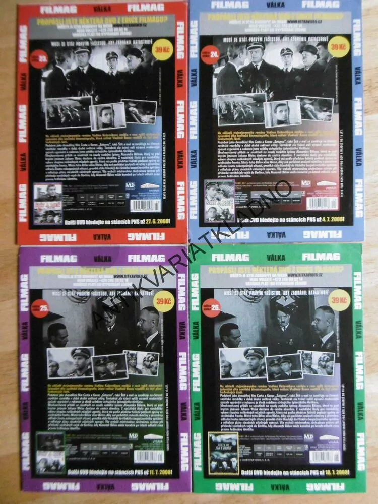 ŠTÍT A MEČ, 1-4, DVD FILM DOKUMENT 2.SVĚT.VÁLKA