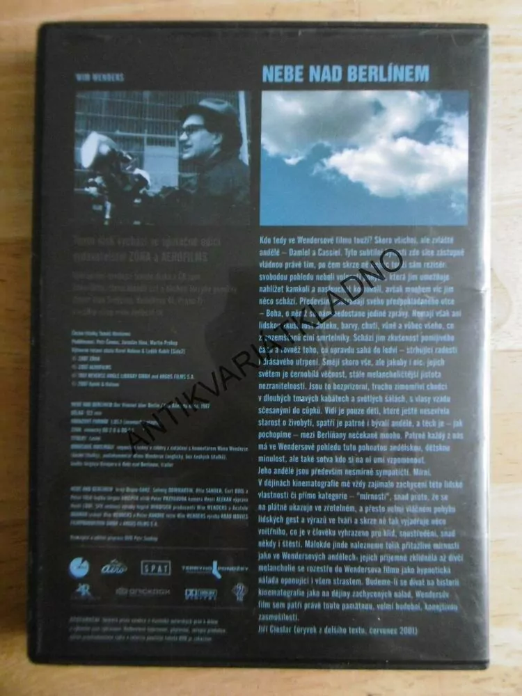 NEBE NAD BERLÍNEM, DVD FILM