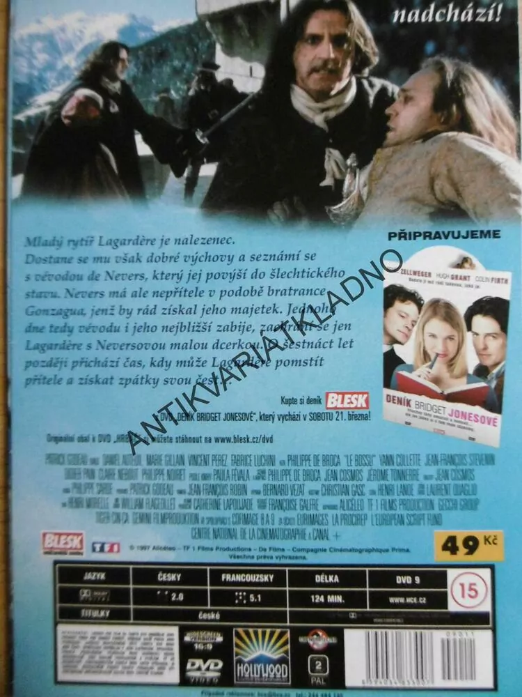 HRBÁČ, AUTEUIL, PEREZ, DVD FILM
