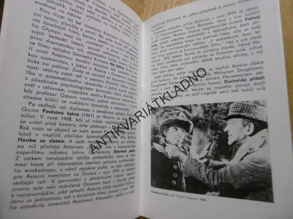 FRED ASTAIRE, ČS FILMOVÝ ÚSTAV