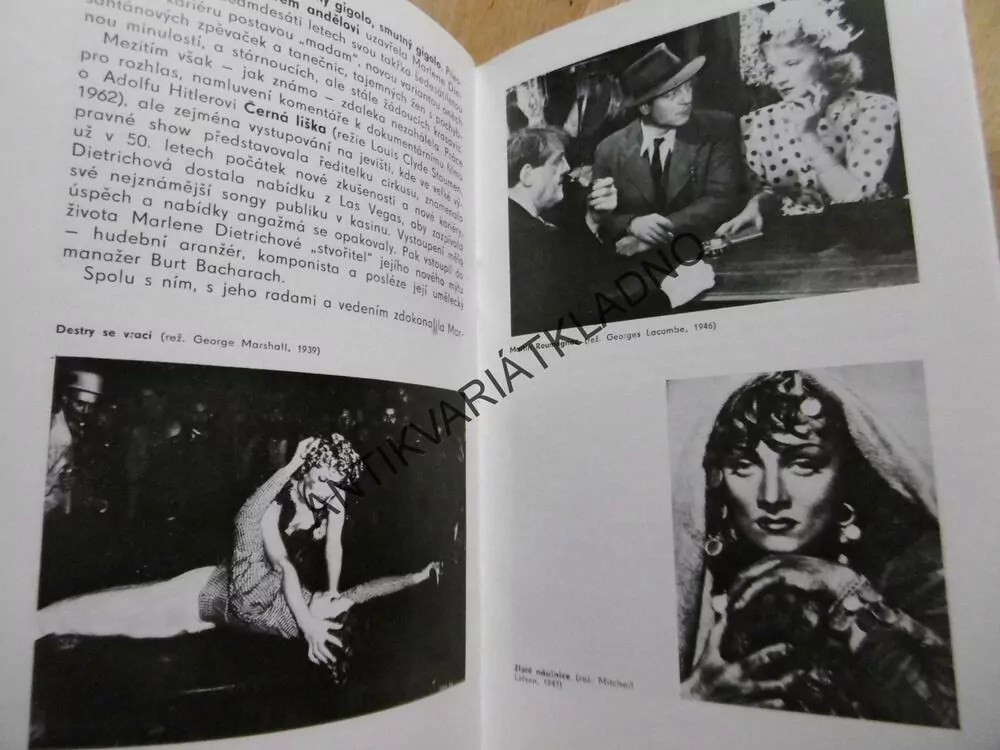 MARLENE DIETRICHOVÁ, ČS FILMOVÝ ÚSTAV