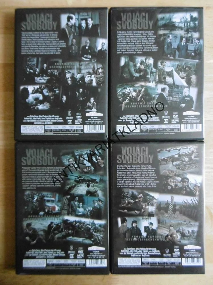VOJÁCI SVOBODY 1, 2, 3, 4, DVD FILM