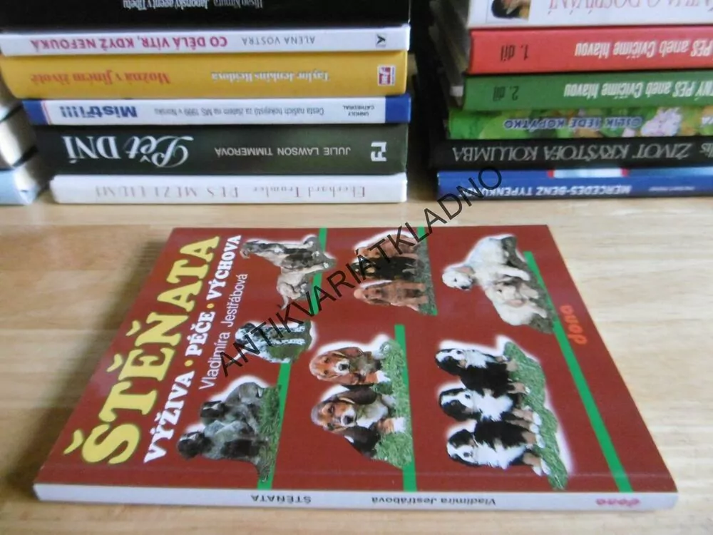 ŠTĚŇATA, VÝŽIVA, PÉČE, VÝCHOVA, VLADIMÍRA JESTŘÁBOVÁ, **an
