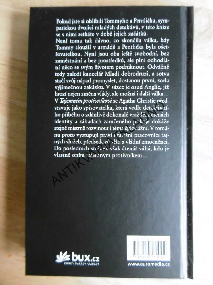 TAJEMNÝ PROTIVNÍK, AGATHA CHRISTIE. **an