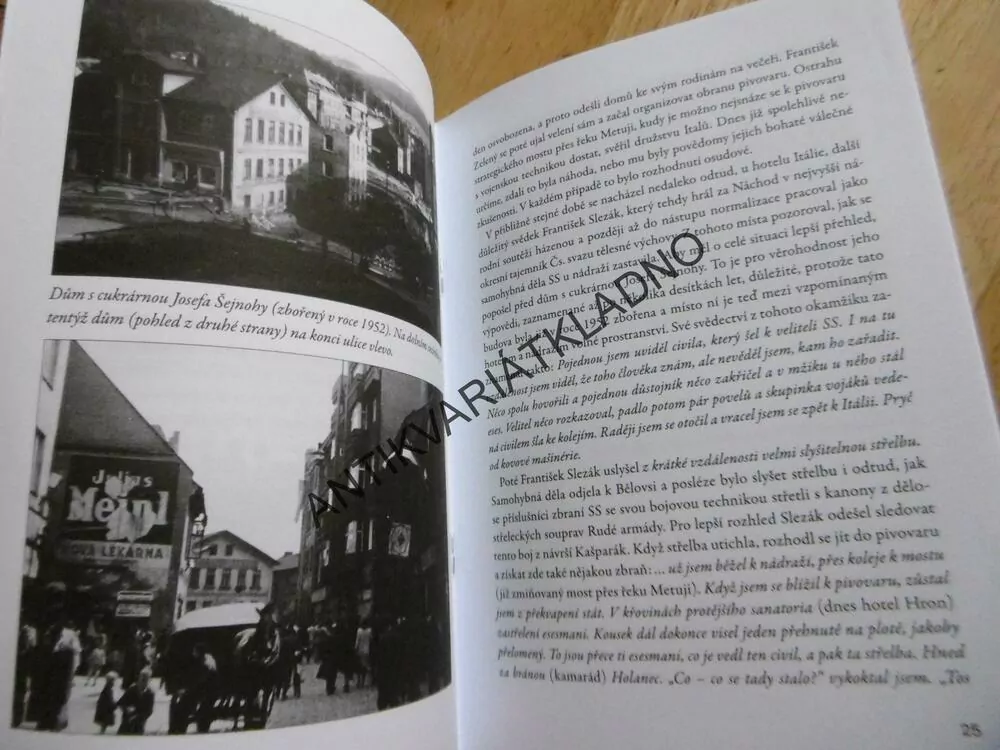 ITALOVÉ PŘI OSVOBOZENÍ NÁCHODA V KVĚTNU 1945, VÁCLAV SÁDLO, OLGA HOSTOVSKÁ, DARIO CASTIELLO, **an