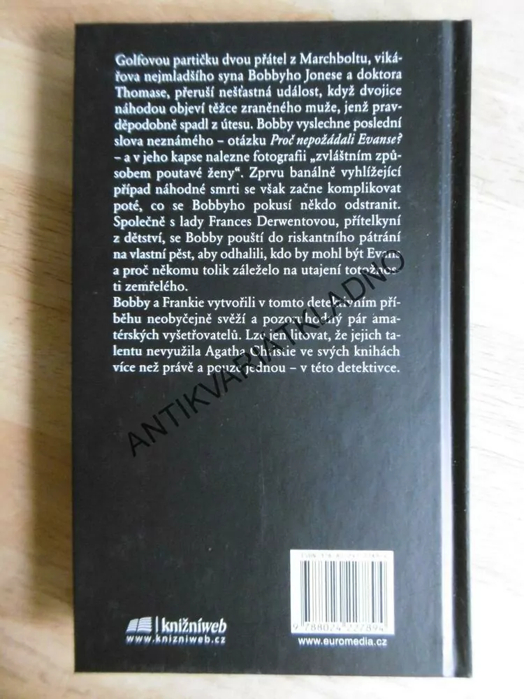 PROČ NEPOŽÁDALI EVANSE?, AGATHA CHRISTIE, **an