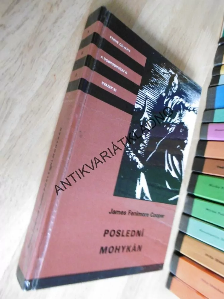 KOD 53 - POSLEDNÍ MOHYKÁN, JAMES FENIMORE COOPER, VRAŠTIL, **an
