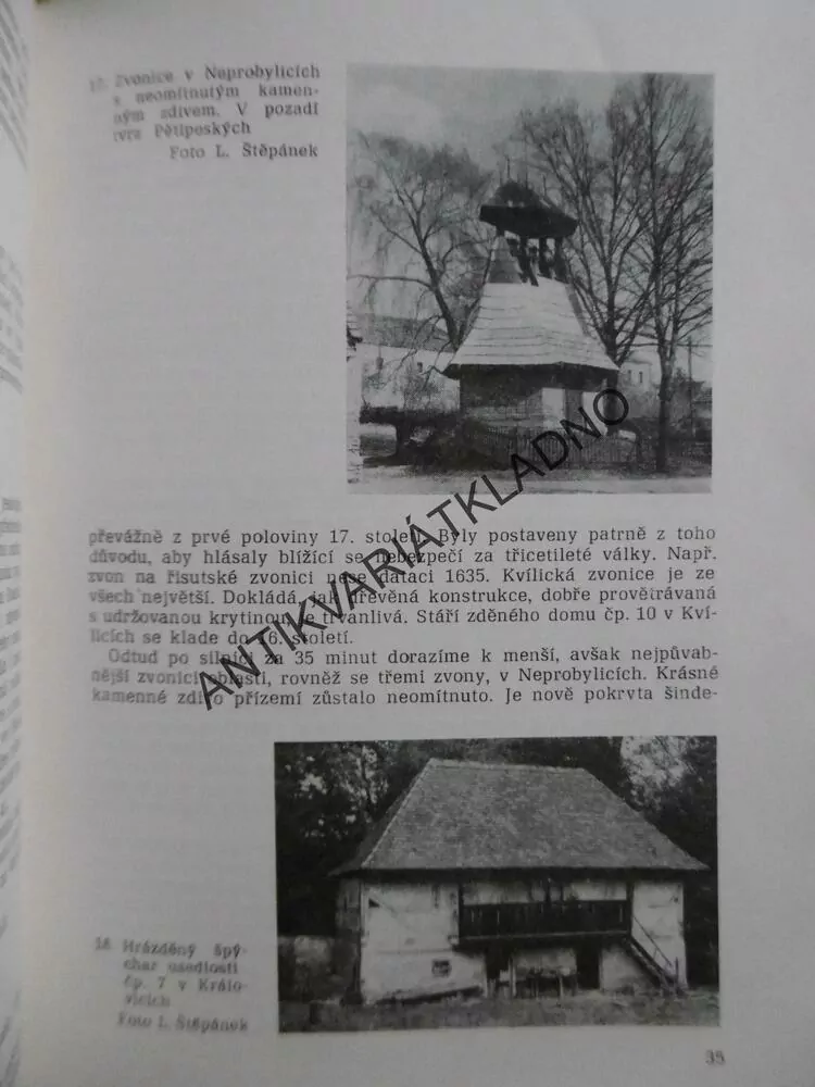 NÁRODOPISNÉ MUZEUM TŘEBÍZ,1975, LADISLAV ŠTĚPÁNEK