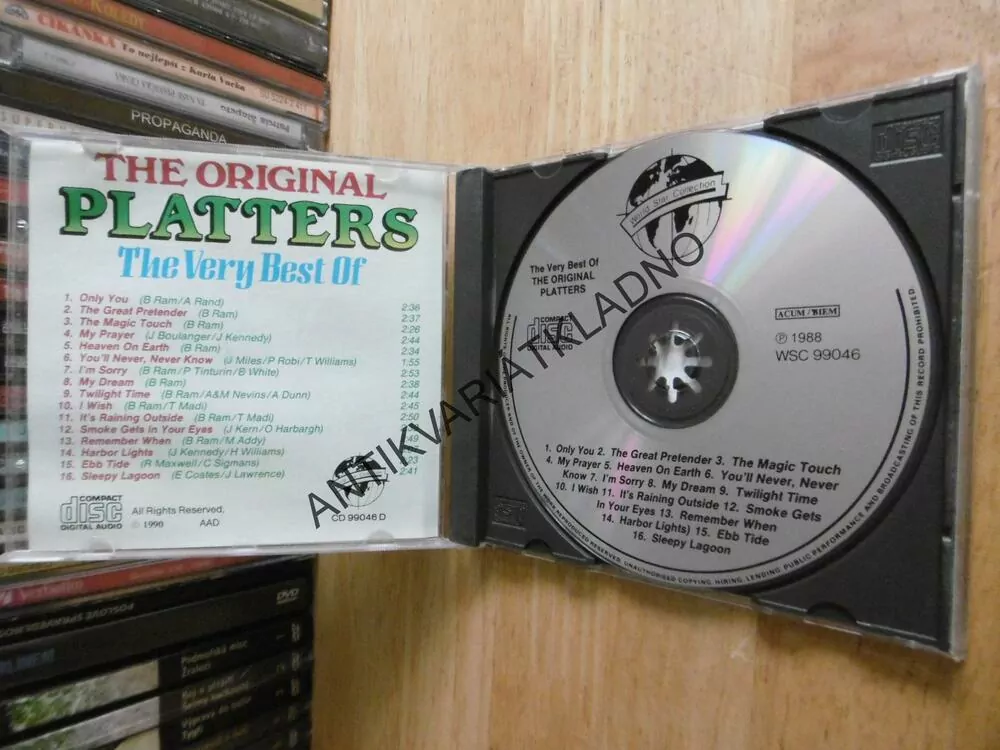 THE ORIGINAL PLATTERS, CD HUDBA
