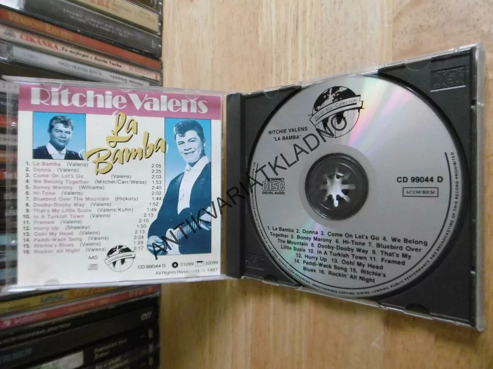 RITCHIE VALENS, LA BAMBA, CD HUDBA
