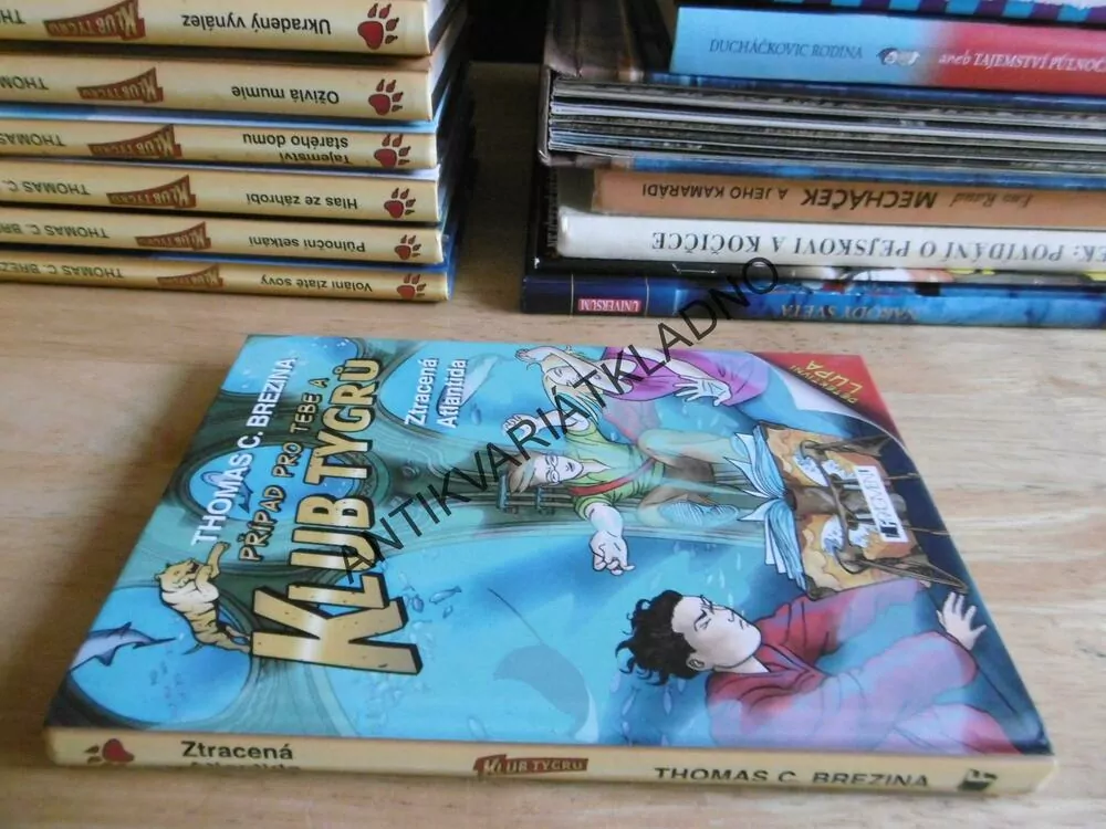 KLUB TYGRŮ, THOMAS BREZINA, ZTRACENÁ ATLANTIDA, VČETNĚ LUPY, **an