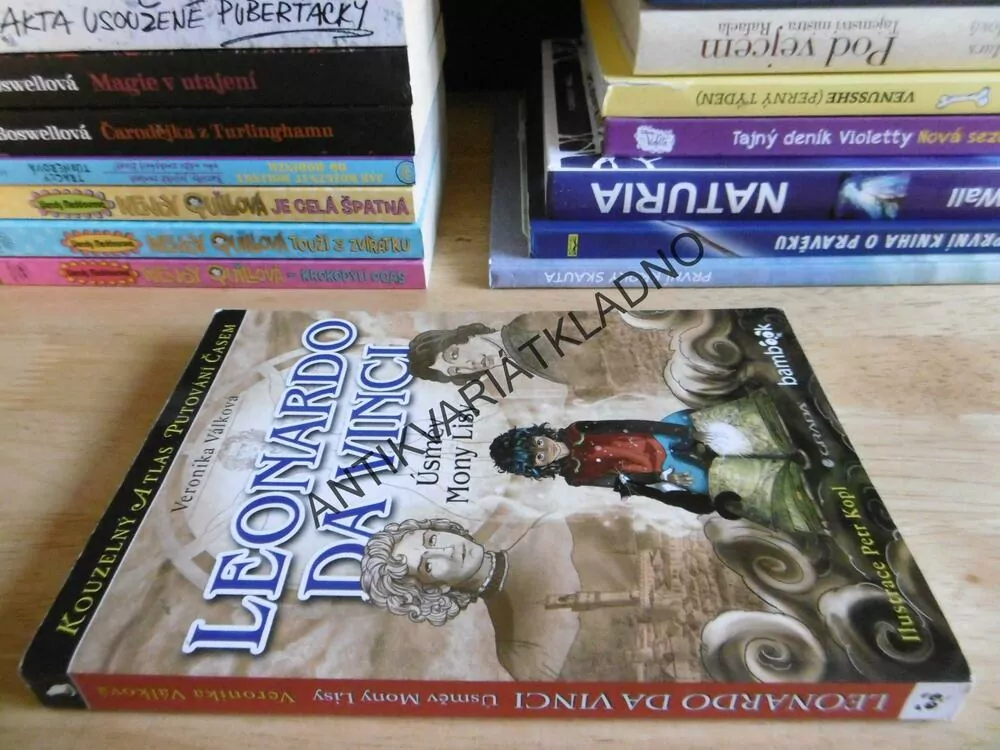 LEONARDO DA VINCI, ÚSMĚV MONY LISY, VERONIKA VÁLKOVÁ, **an