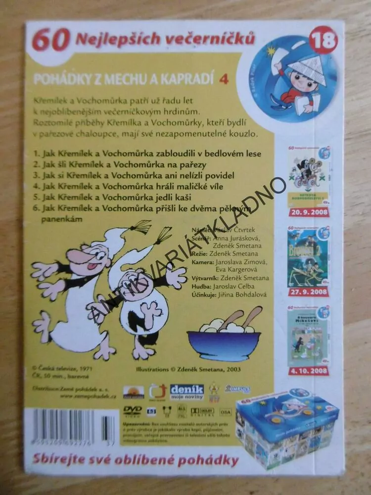 POHÁDKY Z MECHU A KAPRADÍ 4, DVD FILM