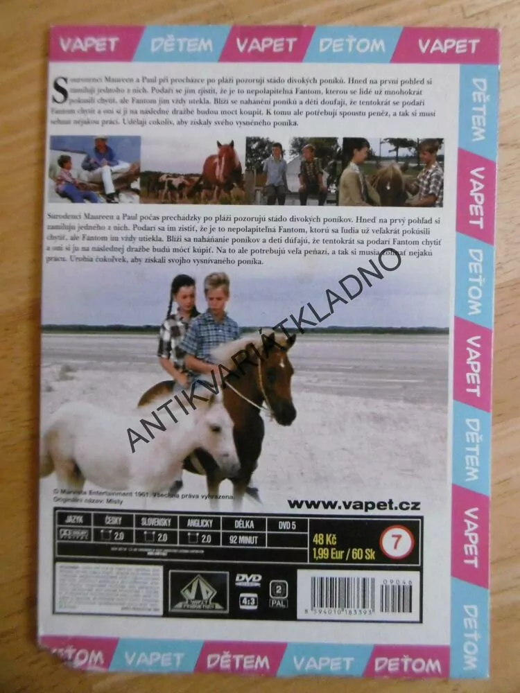 O DIVOKÉM PONÍKOVI, DVD FILM