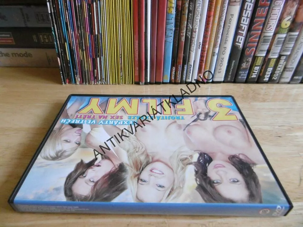 3 FILMY- SEXPÁRTY, TROJITÁ EXTÁZE, SEX NA TŘETÍ, DVD FILM EROTIKA
