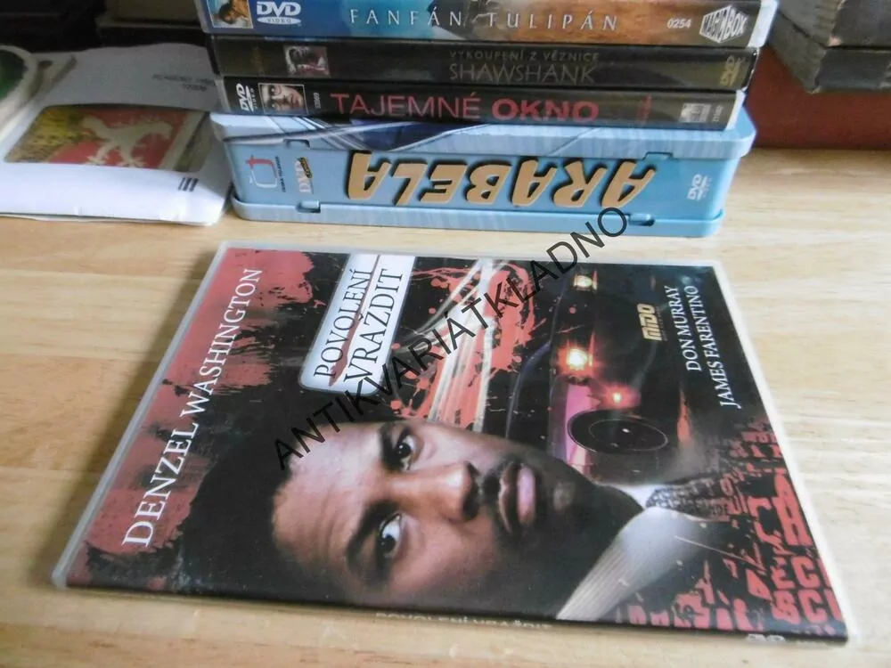 POVOLENÍ VRAŽDIT, DENZEL WASHINGTON, DVD FILM