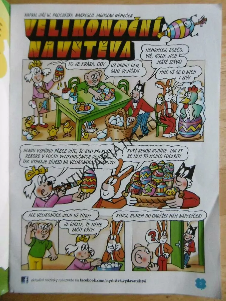 ČTYŘLÍSTEK 705 - VELIKONOČNÍ NÁVŠTĚVA