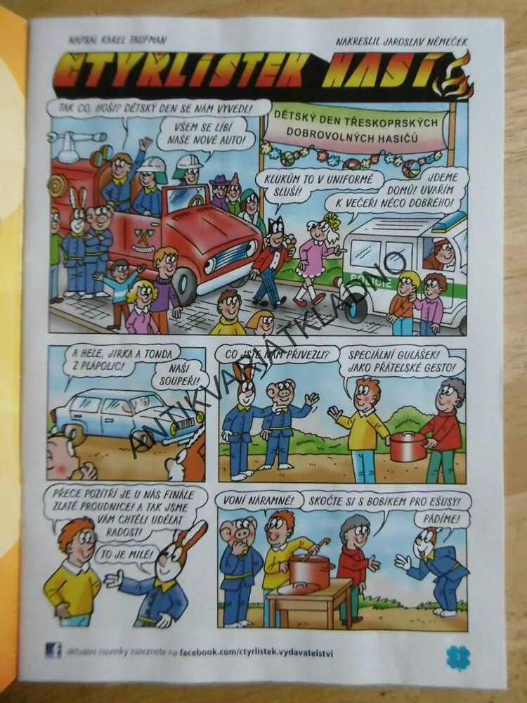 ČTYŘLÍSTEK 676 - ČTYŘLÍSTEK HASÍ!