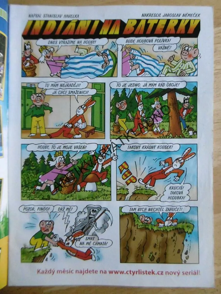 ČTYŘLÍSTEK 531 - INDIÁNI NA BATERKY