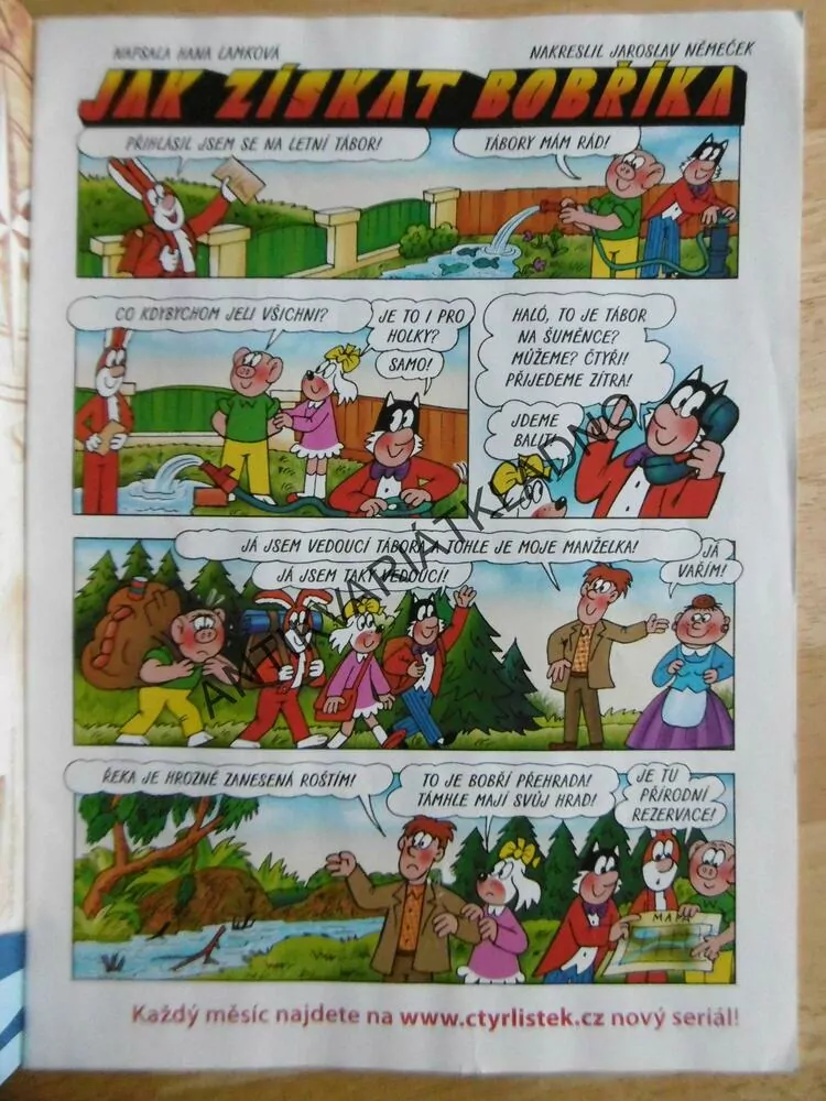 ČTYŘLÍSTEK 533 - JAK ZÍSKAT BOBŘÍKA