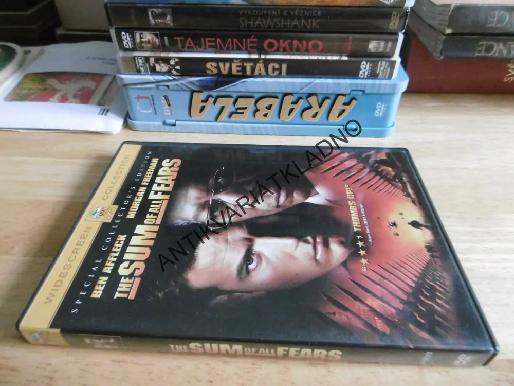 THE SUM OF ALL FEARS, BEN AFFLECK, DVD FILM