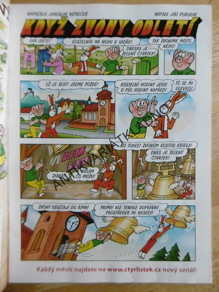 ČTYŘLÍSTEK 525 -  KDYŽ ZVONY ODLETÍ