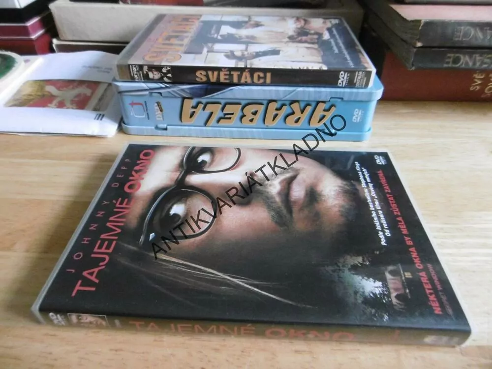 TEMNÉ OKNO, JOHNNY DEPP, DVD FILM