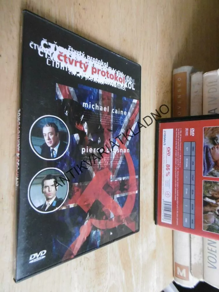 ČTVRTÝ PROTOKOL, MICHAEL CAINE, PIERCE BROSNAN, DVD FILM