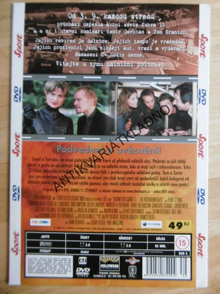 KOBRA 11, DÍL 4., DVD FILM