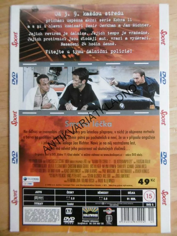 KOBRA 11, DÍL 5., DVD FILM