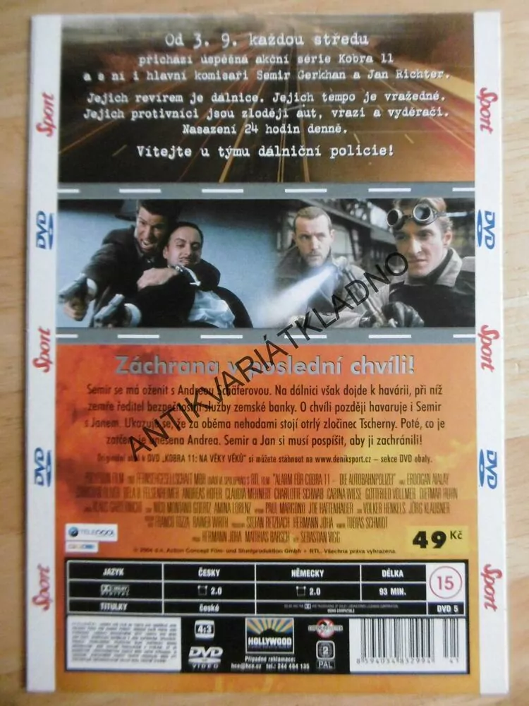 KOBRA 11, DÍL 6., DVD FILM