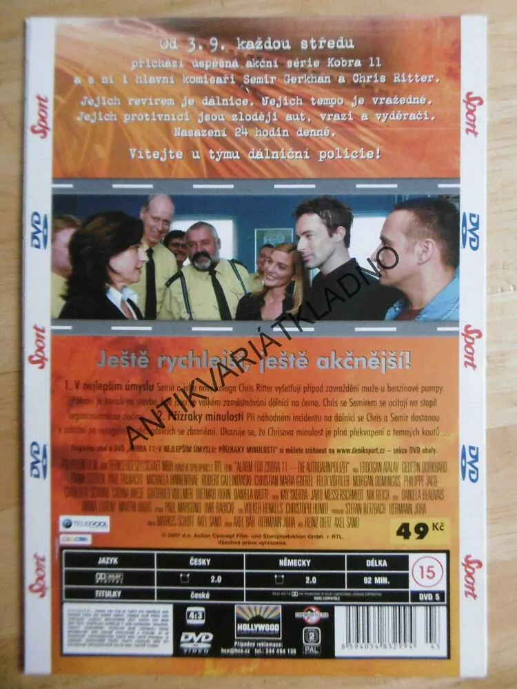 KOBRA 11, KOMPLETNÍ NOVÁ 11. SÉRIE, DÍLY 1 A 2, DVD FILM