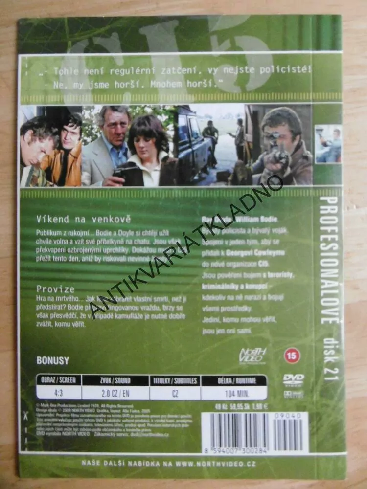 PROFESIONÁLOVÉ, 2 EPIZODY, DISK 21, DVD FILM