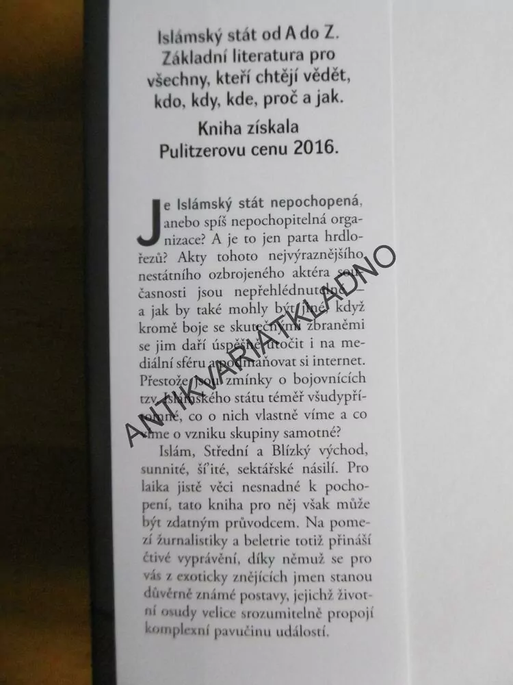 VZESTUP ISLÁMSKÉHO STÁTU, POD ČERNOU VLAJKOU TERORU, JOBY WARRICK,2016