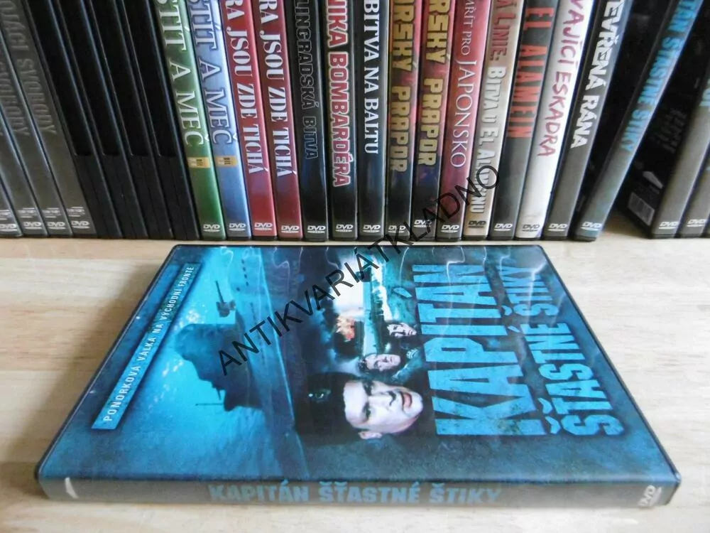 KAPITÁN ŠŤASTNÉ ŠTIKY, DVD FILM 