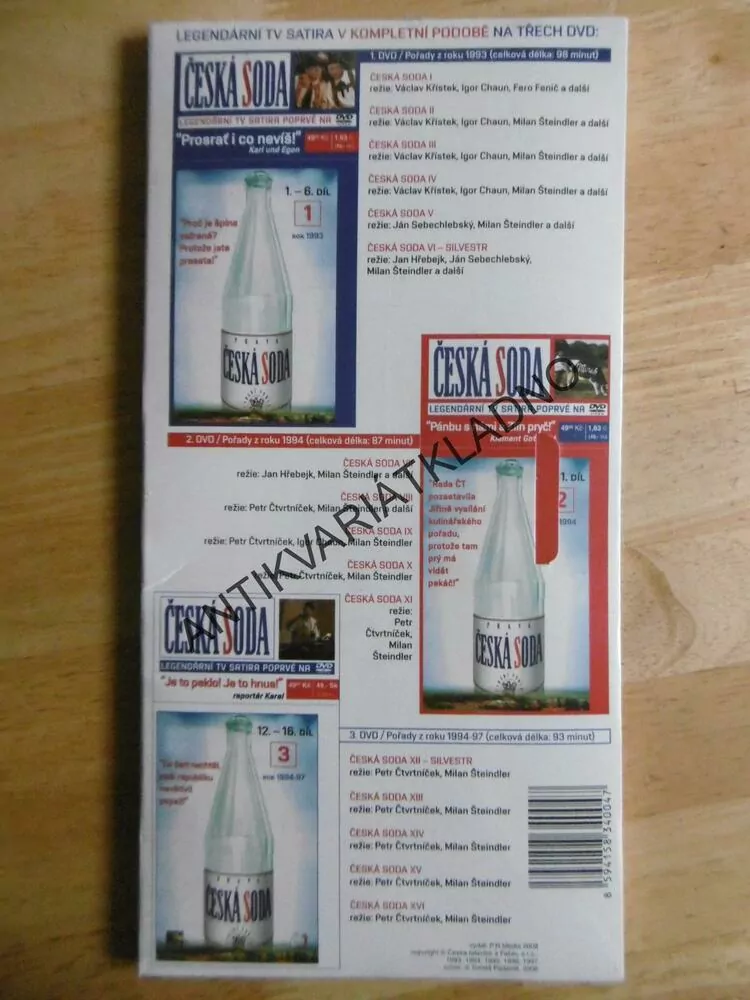ČESKÁ SODA, DVD FILM
