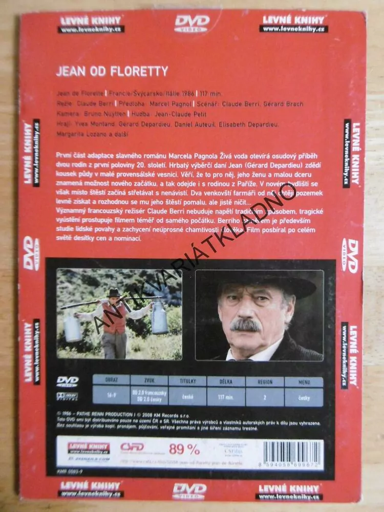 JEAN OD FLORETTY, DVD FILM