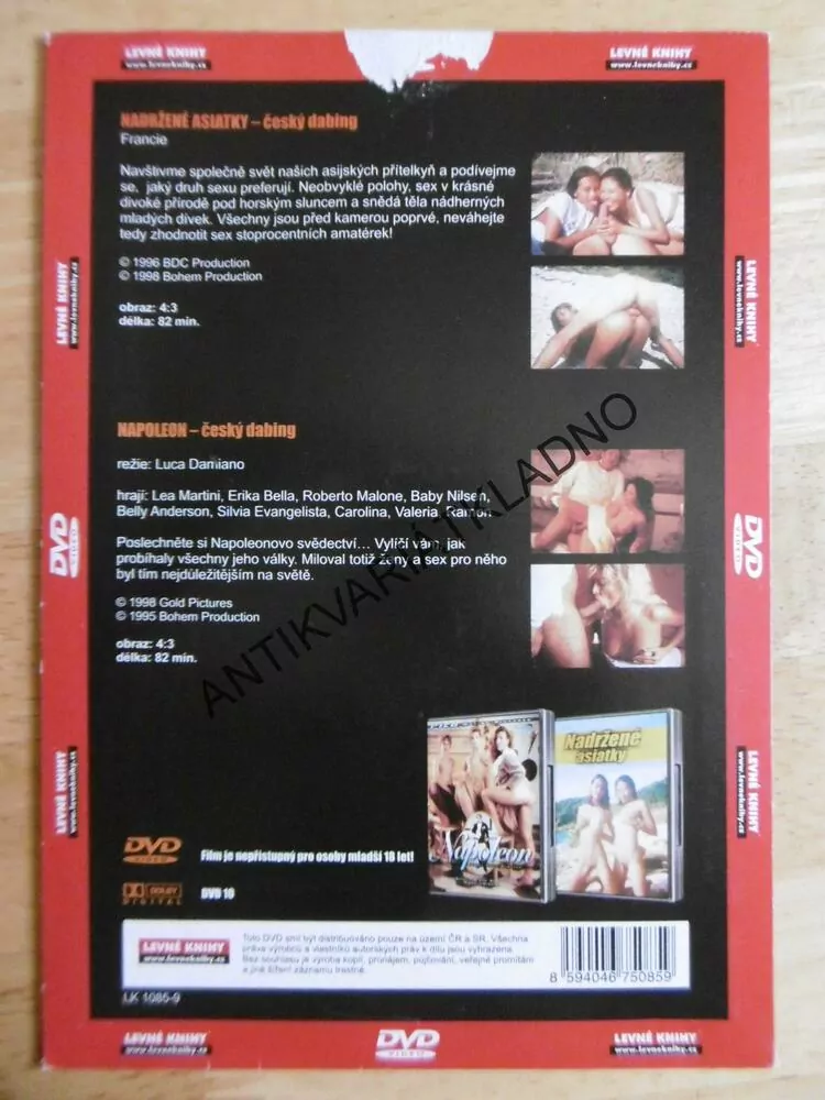 NAPOLEON, NADRŽENÉ ASIATKY, 2 FILMY NA JEDNOM, DVD FILM
