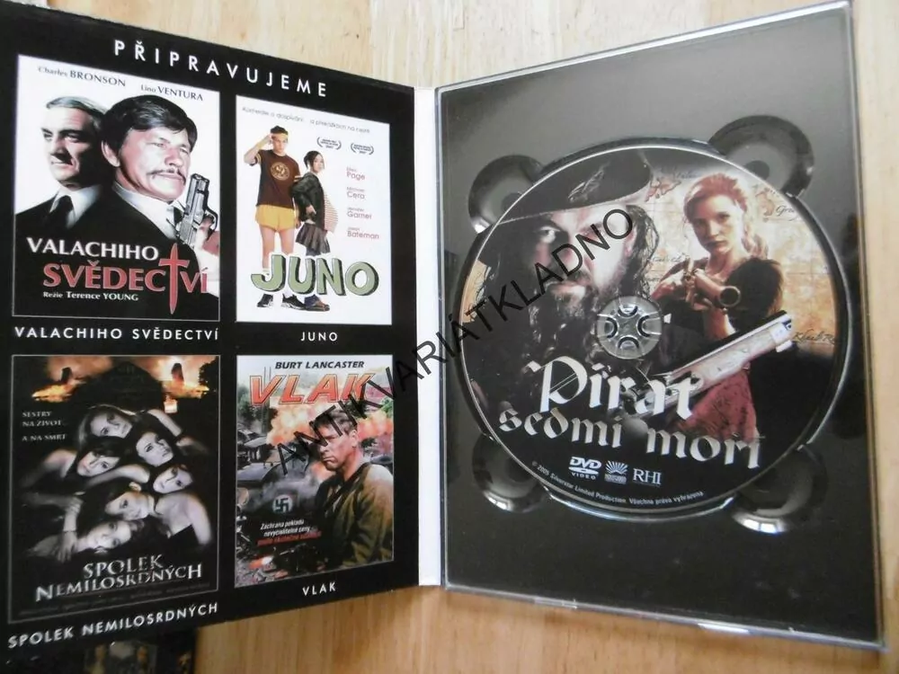 PIRÁTI SEDMI MOŘÍ, CHAMBERLAIN, DVD FILM