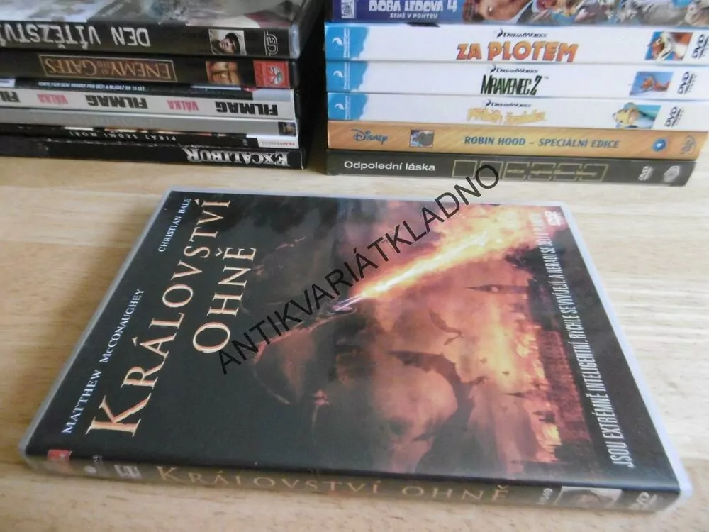 KRÁLOSTVÍ OHNĚ, MCCONAUGHEY, CHRISTIAN BALE, DVD FILM