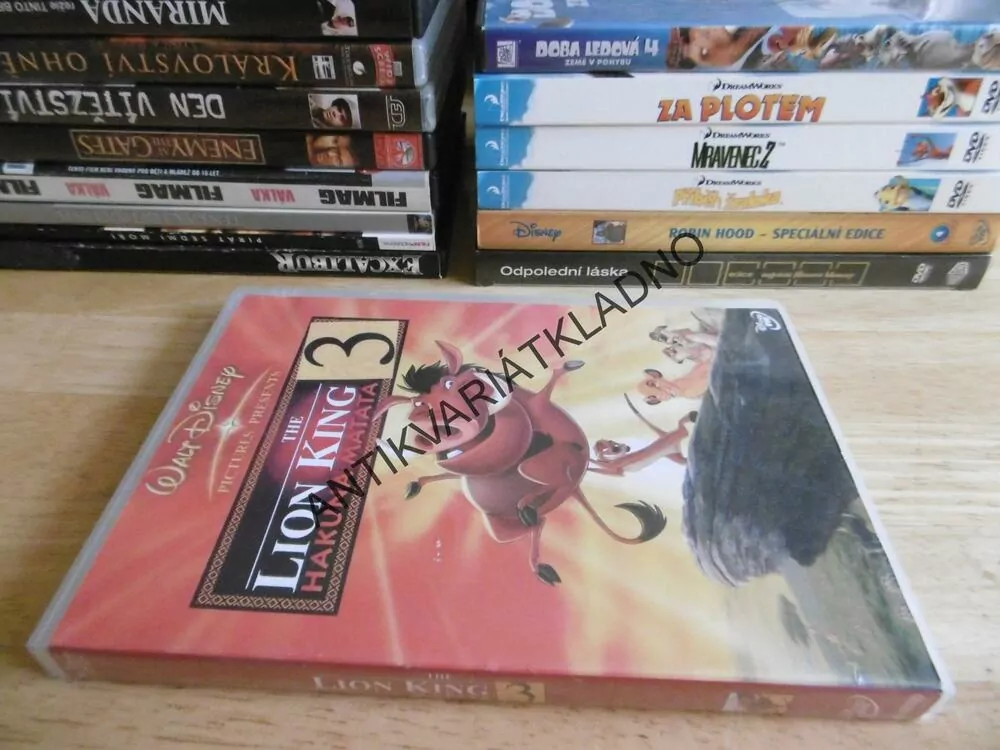 LVÍ KRÁL, 3., HAKUNA MATATA, DVD FILM, DISNEY