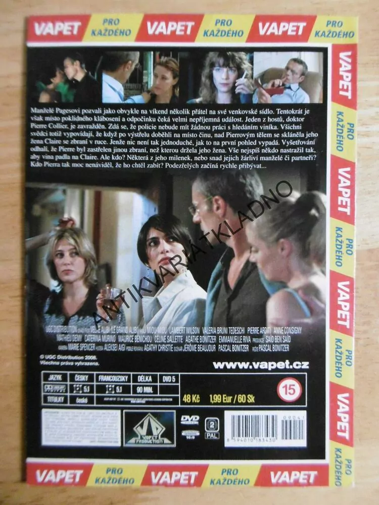 VELKÉ ALIBI, DVD FILM