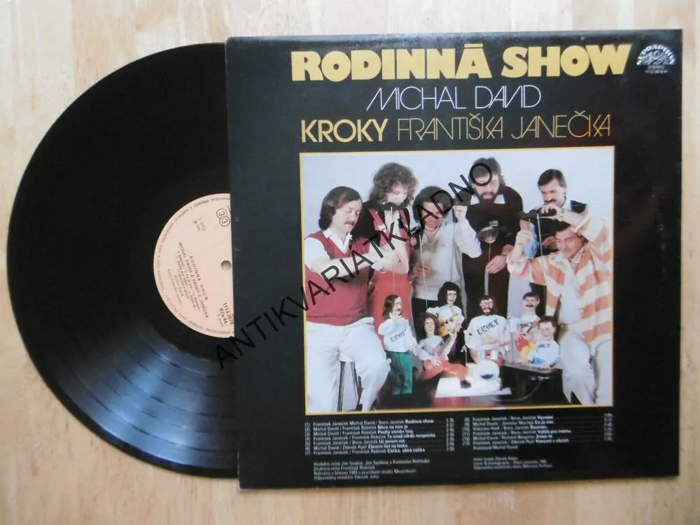 RODINNÁ SHOW, MICHAL DAVID, KROKY FRANTIŠKA JANEČKA, LP